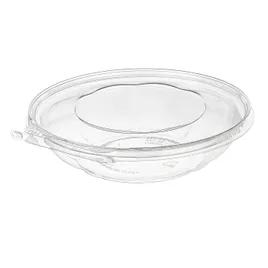 Safe-T-Fresh® Bowl & Lid Combo With Dome Lid 48 OZ RPET Clear Round Shallow Hinged 100/Case