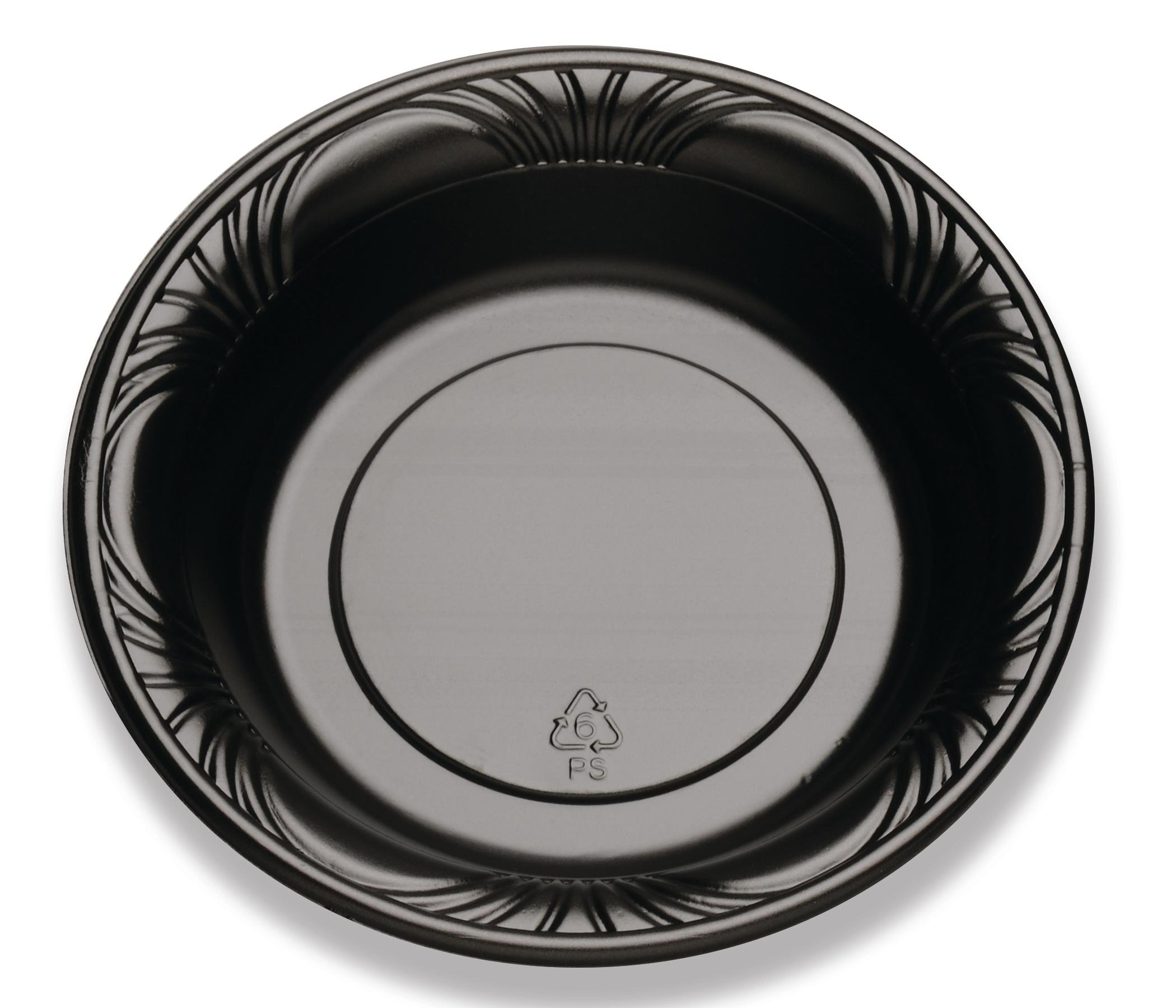 Bowl 16 OZ PS Black Round 500/Case