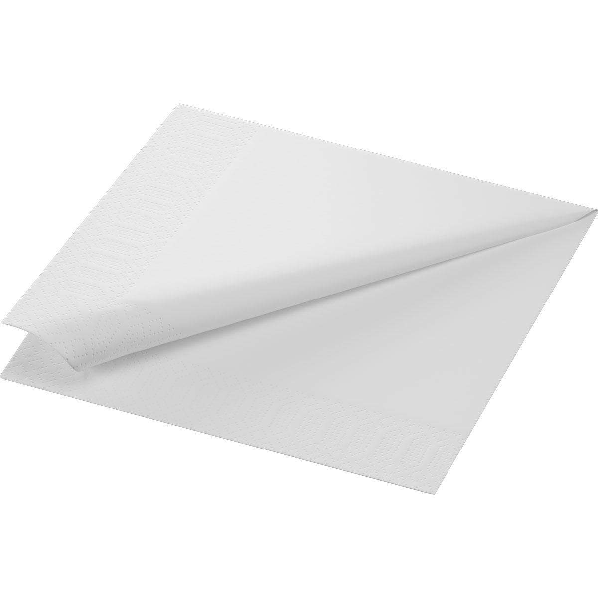 Dinner Napkins 16X16 IN White 3PLY 1/4 Fold 1000/Case