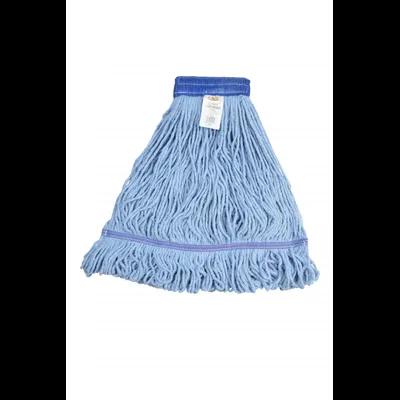 Mop Head Large (LG) Blue Cotton 4PLY Loop End 5IN Headband 1/Each