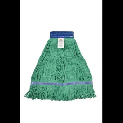 Mop Head Large (LG) Green Cotton Synthetic Blend 1/Each