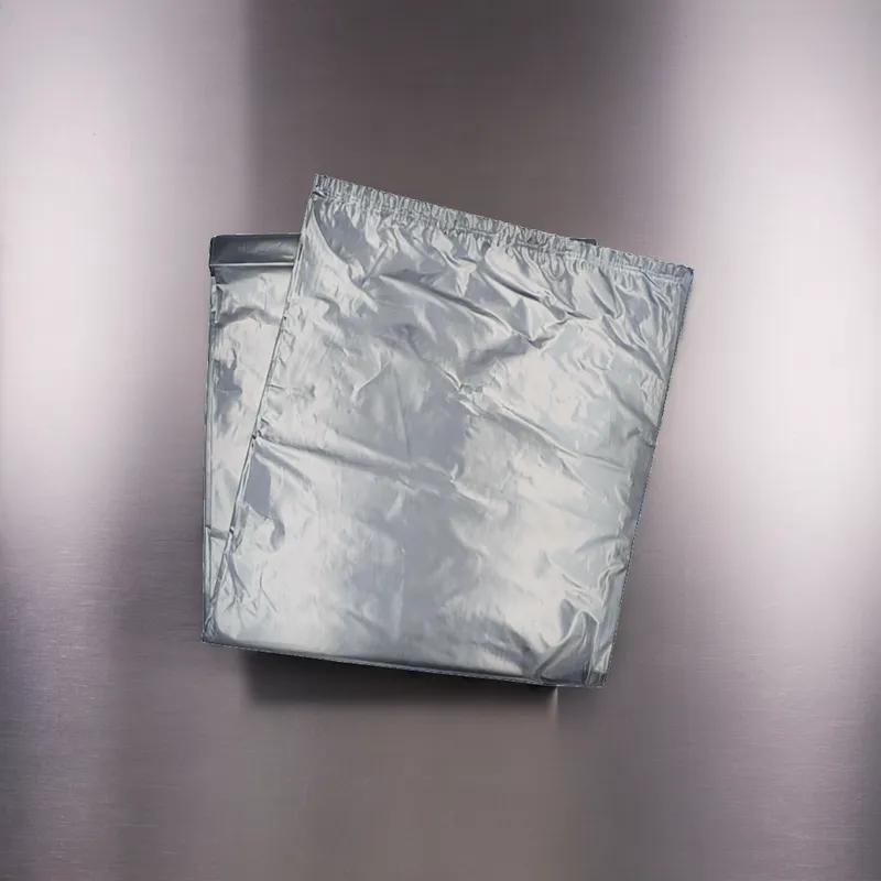 Can Liner 24X33 IN Black Plastic 12MIC 50 Count/Roll 20 Rolls/Case 1000 Count/Case