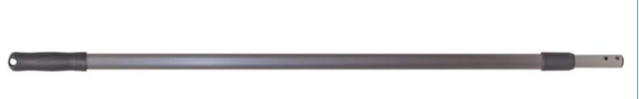 Mop Handle 39.5 IN 72IN Gray Aluminum Telescoping Telescopic 1/Each
