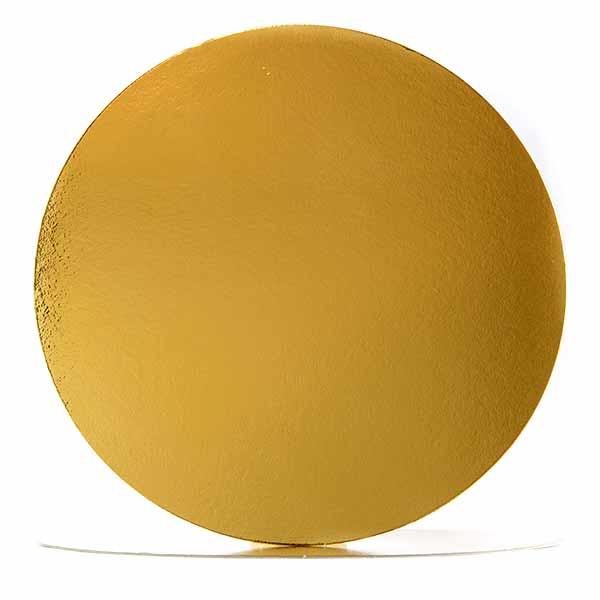Cake Board 5.5 IN Paperboard Gold Round 200/Case