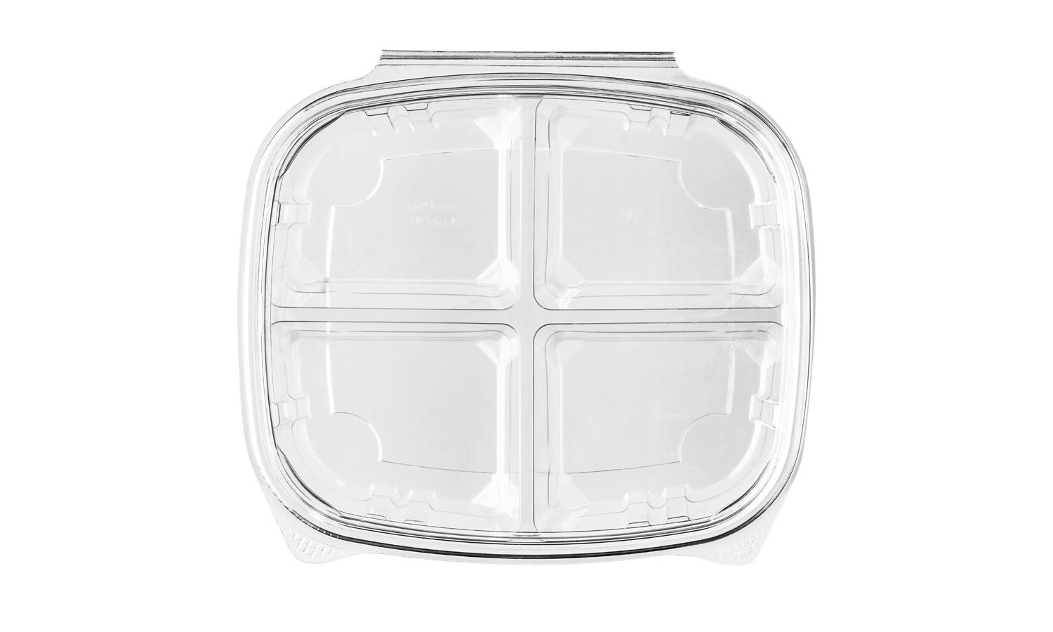 Deli Container Base & Lid Combo With Dome Lid 24 OZ Plastic Clear 200/Case