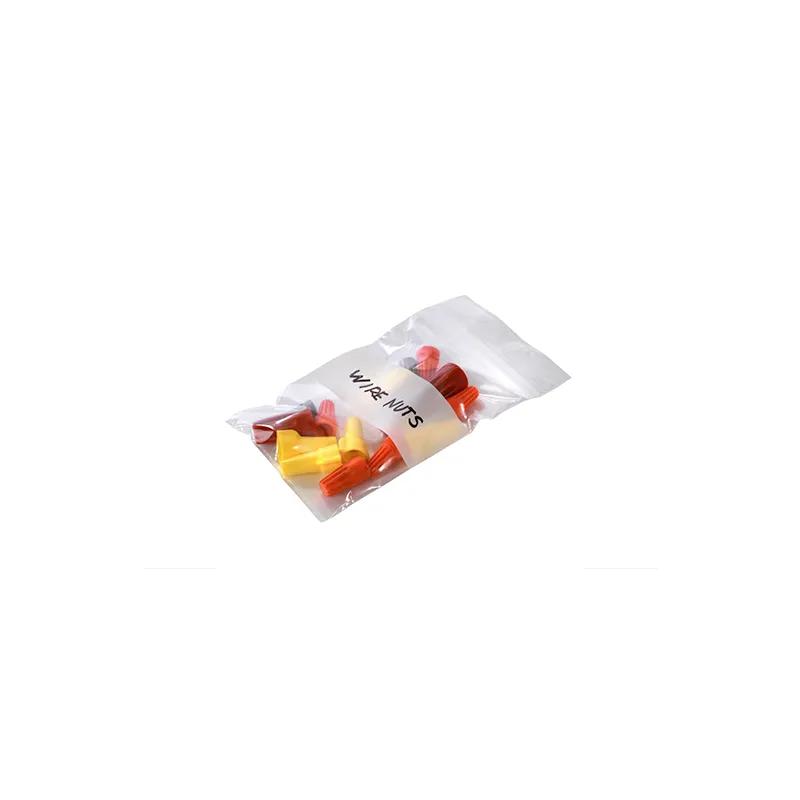 Bag 3X5 IN LLDPE 2MIL Clear With Zip Seal Closure Label Strip Reclosable 1000/Case
