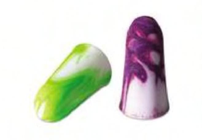 Sparkplugs Ear Plugs OS Assorted Bullet Foam Single Use Cordless 33 dB Noise Reduction Rate (NRR) 200/Box