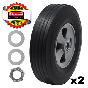 Wheel 10X4.5X10 IN Black 1/Each