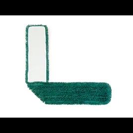 Dust Mop 48 IN Green Microfiber Loop End Velcro 1/Each