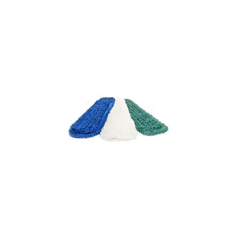 Dust Mop 48 IN Green Microfiber Synthetic Yarn Loop End Velcro 1/Each