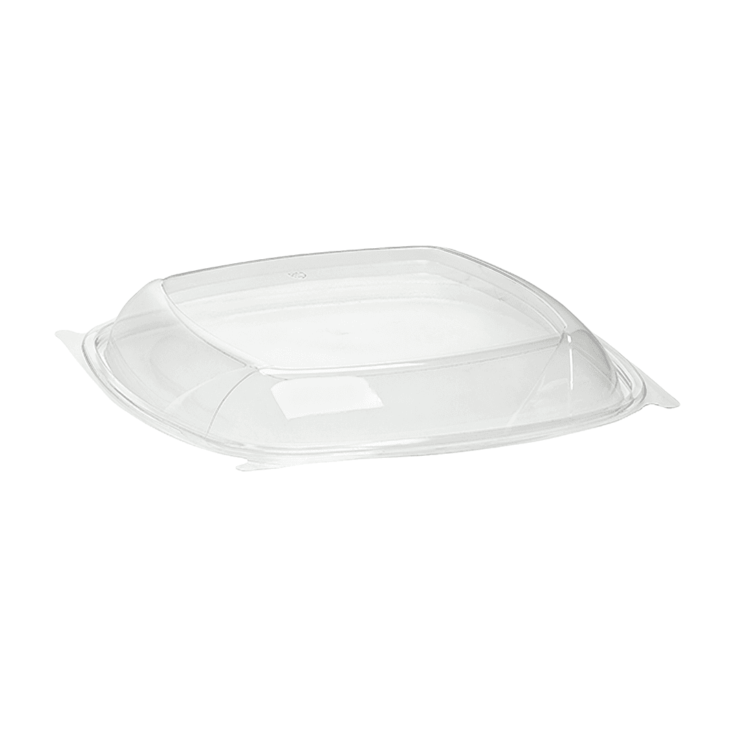 WNA CaterLine® Lid Dome 9X9 IN PET Clear Square For Container 200/Case