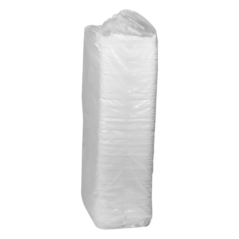 20K Supermarket Tray 12X8.75X2.4 IN 1 Compartment Polystyrene Foam White Rectangle 100/Case