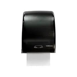 von Drehle Paper Towel Dispenser 11.125X15.25 IN Plastic Black Hard Roll Mechanical Pull Down Impact-Resistant 1/Each