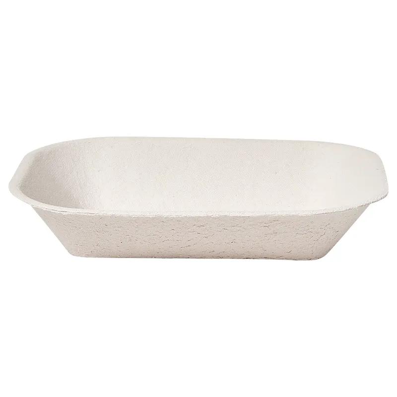 Savaday® Take-Out Container Base 9X7 IN Molded Fiber White Rectangle 500/Case