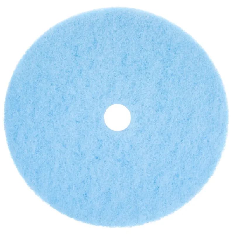 Scrubble® Burnishing Pad 27 IN Blue Polyester Fiber 5/Case