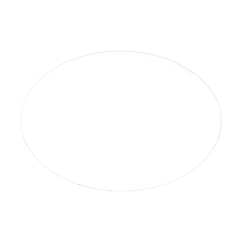 Cake Circle 8 IN Corrugated Paperboard White Round Grease Resistant Single Wall 100/Case
