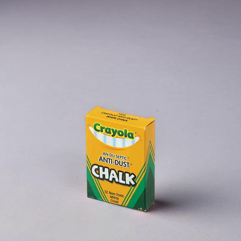 Chalk White Nontoxic Anti-Dust 12/Box