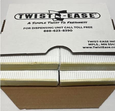Twist Tie 4 IN White 4800/Case
