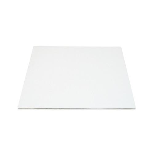Cake Board 14X14 IN Corrugated Paperboard White Square 100/Bundle