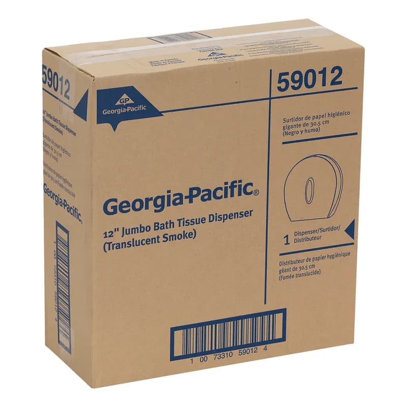 Toilet Paper Dispenser 13X5.75X13.69 IN Smoke High Capacity Jumbo Sr (JRT) 1/Each