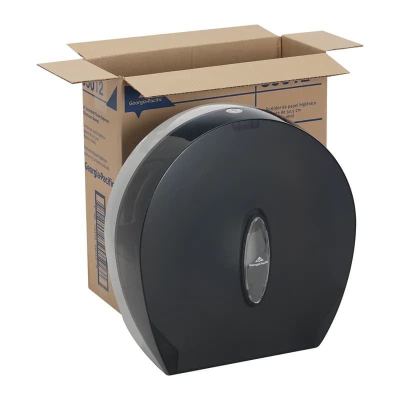 Toilet Paper Dispenser 13X5.75X13.69 IN Smoke High Capacity Jumbo Sr (JRT) 1/Each