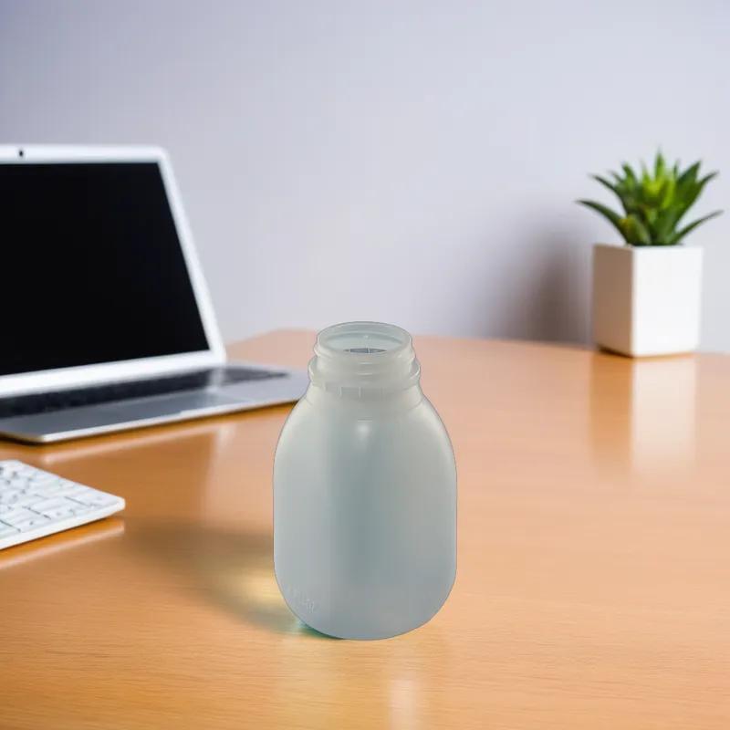 Bottle 8 OZ HDPE DBJ Finish Screw Top 500/Case