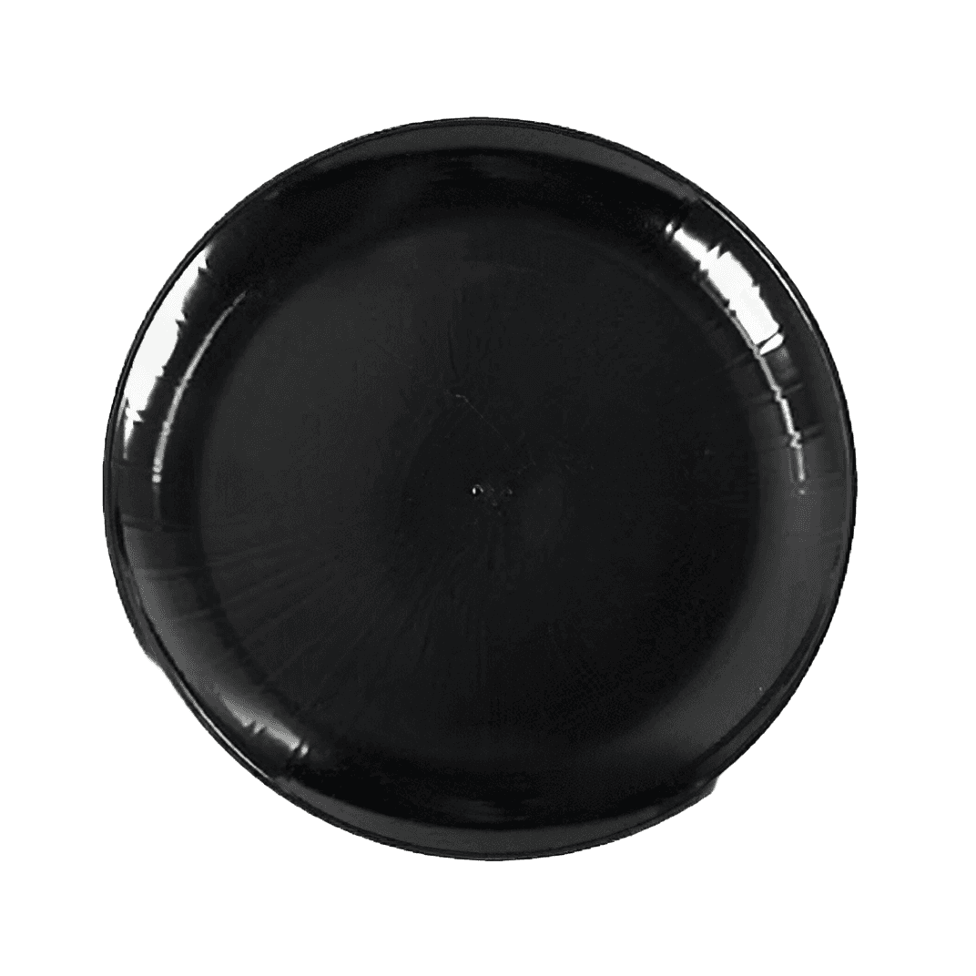 WNA Serving Tray 18 IN PS Black Round 25/Case