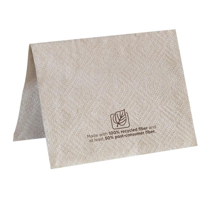 Dixie® Ultra Dispenser Napkins 9.9X6.5 IN Kraft Eco Print Paper 2PLY Single Fold Refill 250 Sheets/Pack 24 Packs/Case