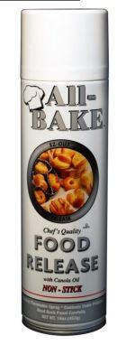 All-Bake Food Release Spray 16 OZ 6/Case