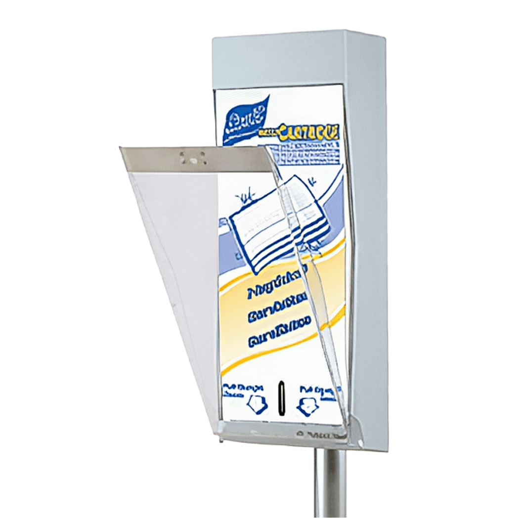 Scott® Napkin Dispenser Protective Door 8X1.4X19 IN Gray 1/Case