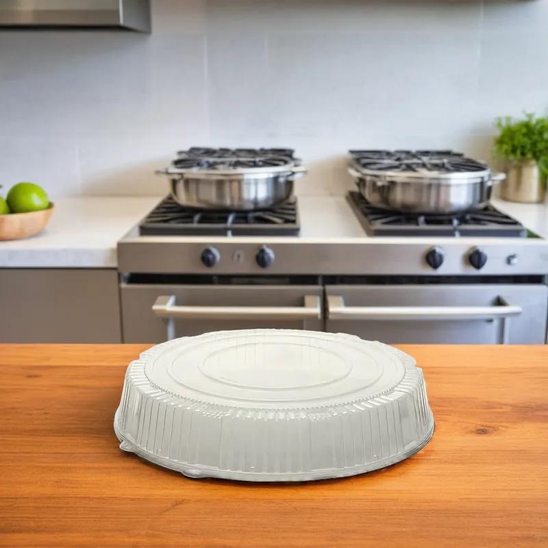 WNA CaterLine® Lid Dome 18X2.75 IN PET Clear Round For Tray 25/Case