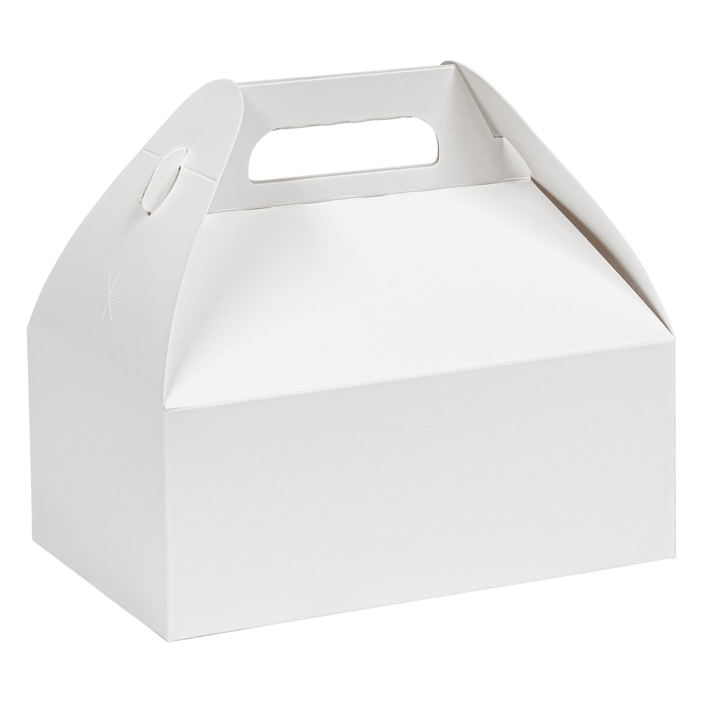Take-Out Box Barn 8.5X5.5X3.5 IN White Automatic Bottom 150/Case