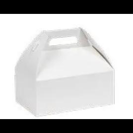 Lunch Take-Out Box Barn 8.5X5.5X3.5 IN SBS Paperboard White Rectangle 150/Case