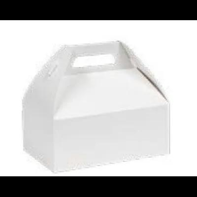Lunch Take-Out Box Barn 8.5X5.5X3.5 IN SBS Paperboard White Rectangle 150/Case