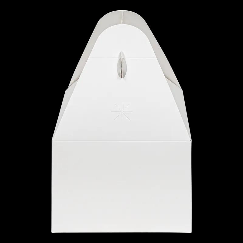 Take-Out Box Barn 8.5X5.5X3.5 IN White Automatic Bottom 150/Case