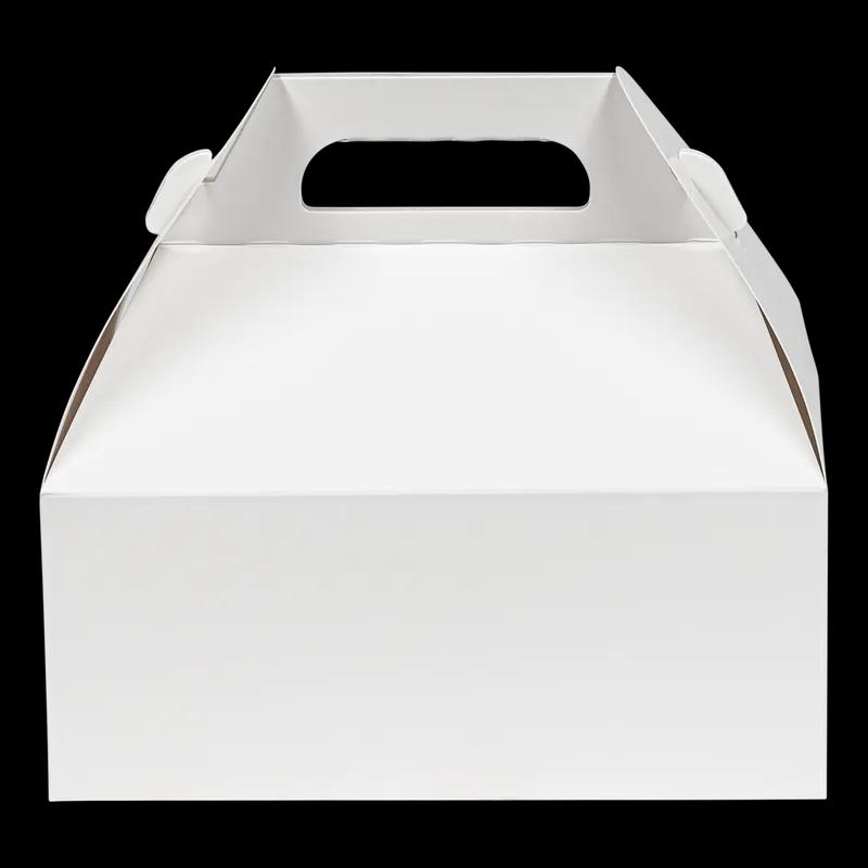 Take-Out Box Barn 8.5X5.5X3.5 IN White Automatic Bottom 150/Case