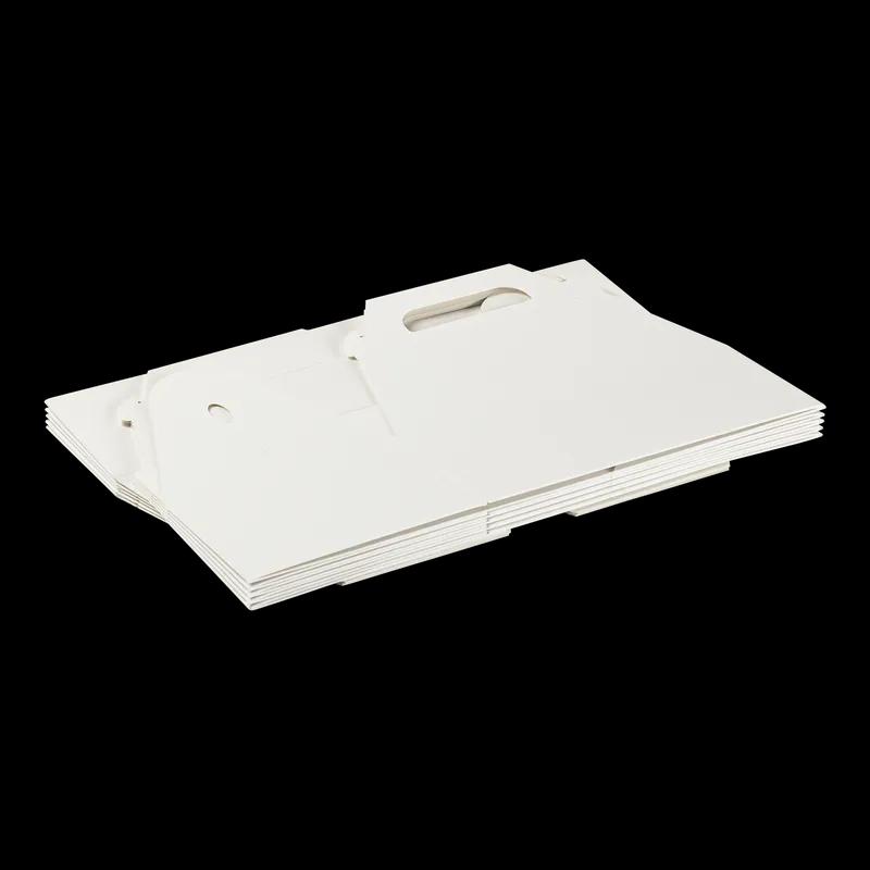 Take-Out Box Barn 8.5X5.5X3.5 IN White Automatic Bottom 150/Case