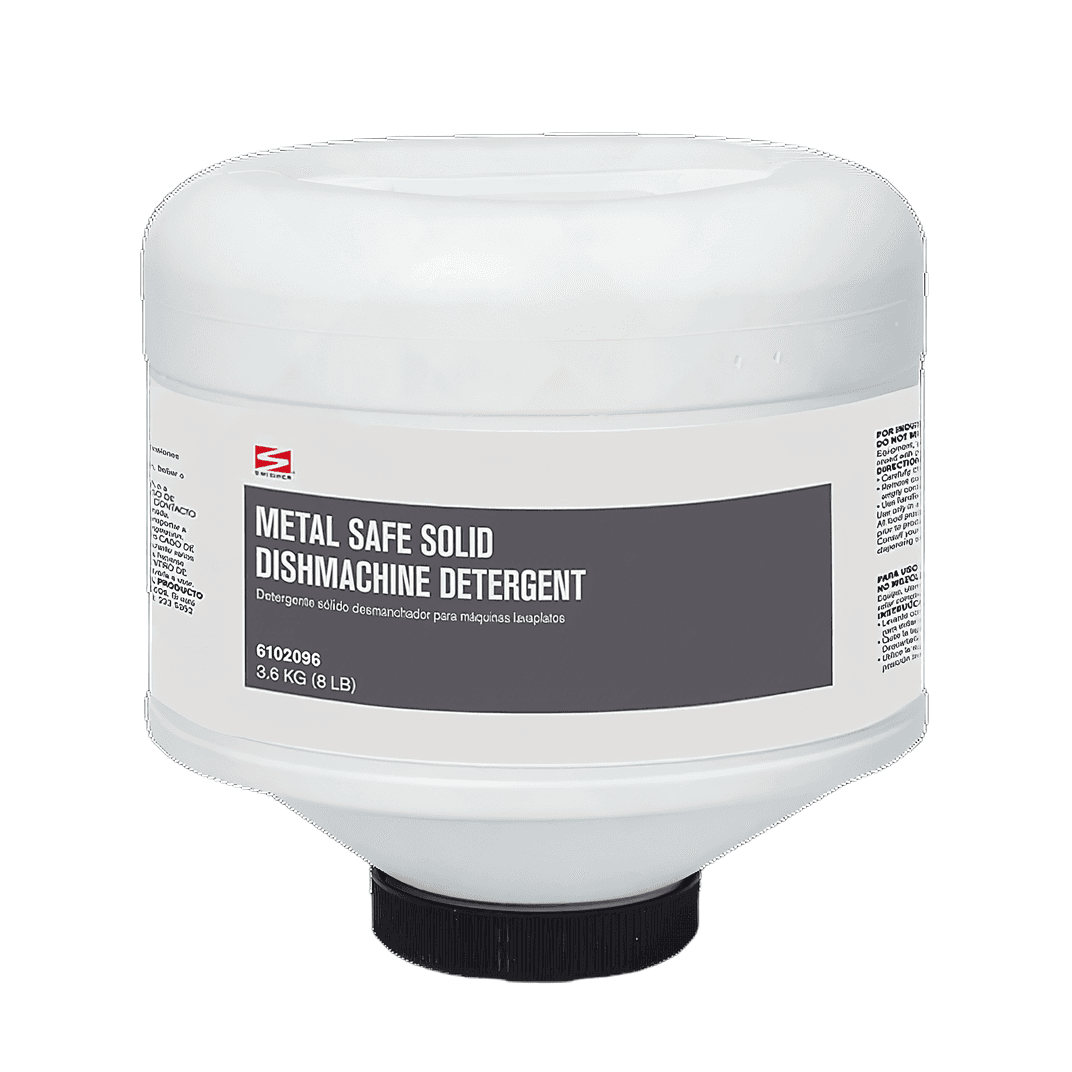 Dish Detergent 8 LB Powder Metal Safe 2/Case