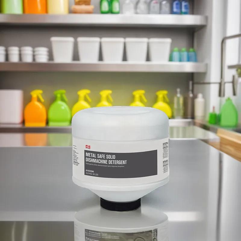 Dish Detergent 8 LB Powder Metal Safe 2/Case