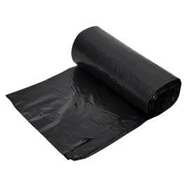 Can Liner 43X48 IN 60 GAL Black Plastic 22MIC Roll 25 Count/Pack 6 Packs/Case 150 Count/Case