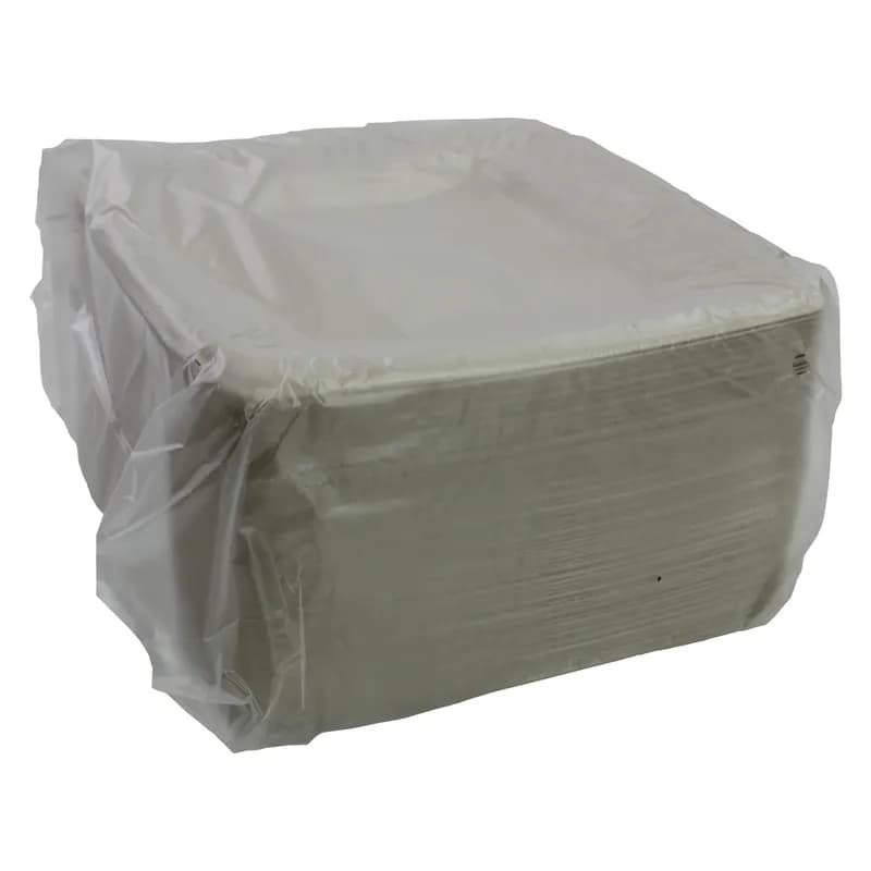 Plate 6X6 IN Pulp Fiber Kraft Square 300/Case