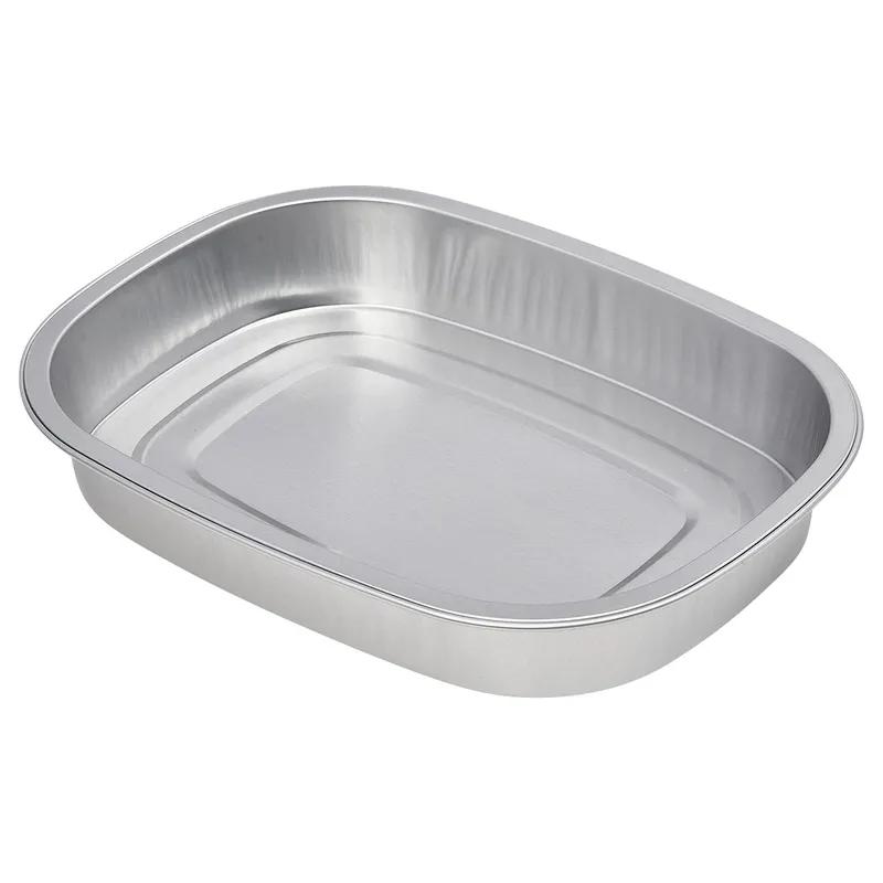 Victoria Bay Take-Out Container Base & Lid Combo With Dome Lid Small (SM) 22 OZ Aluminum Plastic Silver Clear 100/Case
