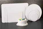 Cake Circle 9 IN Corrugated Paperboard White Grease Resistant 250/Case