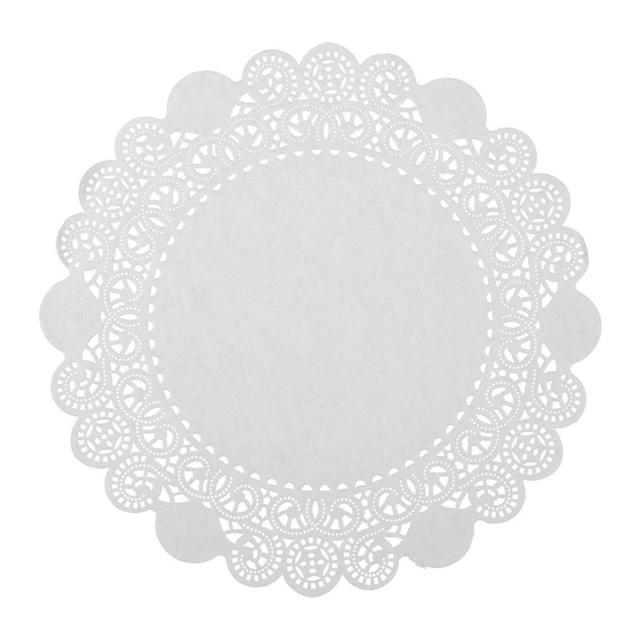 Doily 8 IN Lace 500 Count/Pack 10 Packs/Case 5000 Count/Case