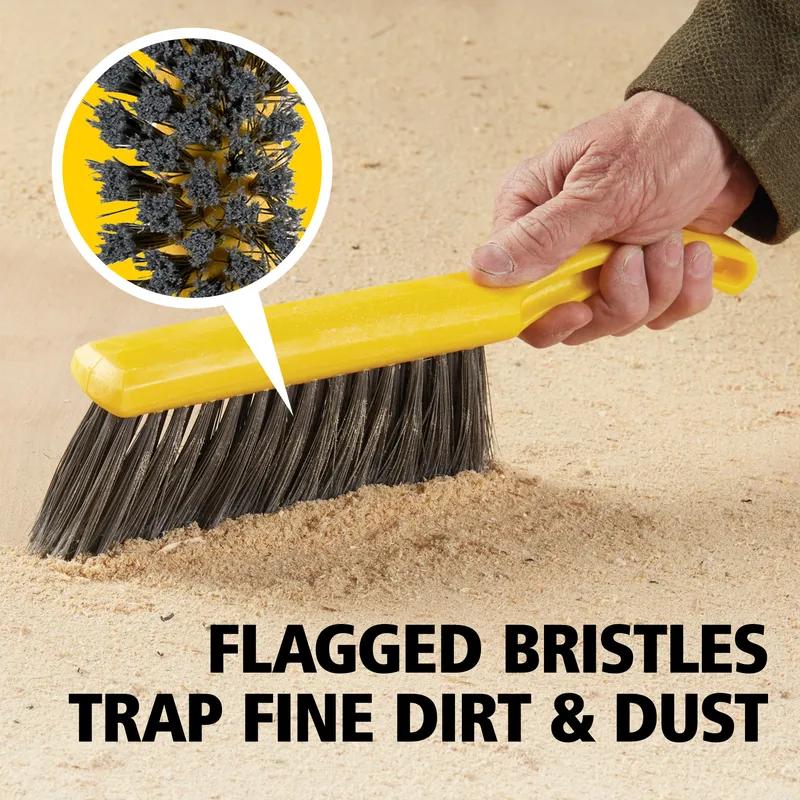 Counter Brush 12.50X2.00X4.00 IN Plastic Silver Tampico 6/Case