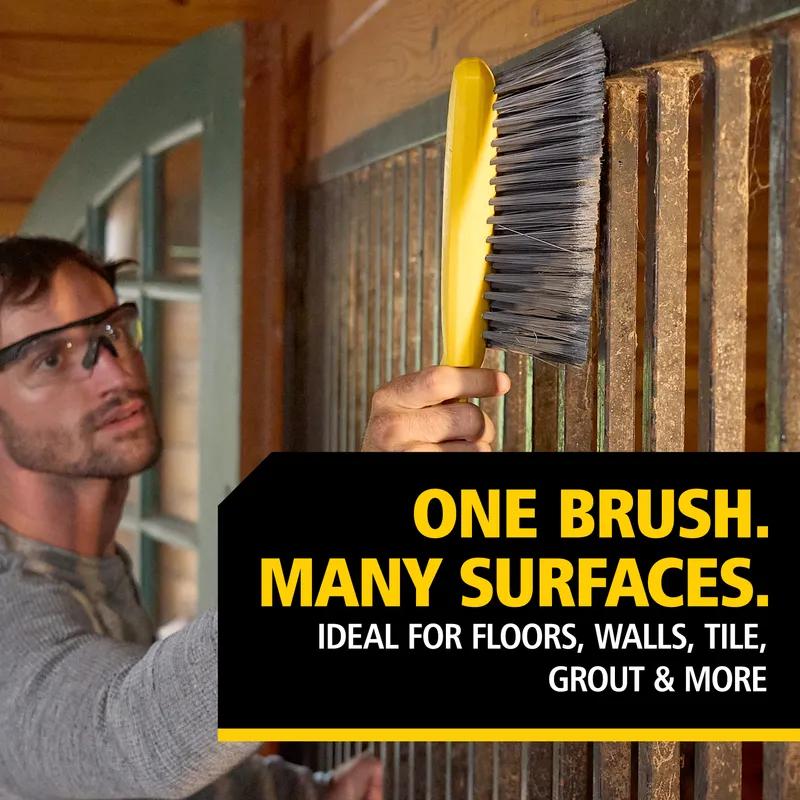 Counter Brush 12.50X2.00X4.00 IN Plastic Silver Tampico 6/Case