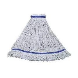 Mop Head Medium (MED) White Blend Wide Band 1/Each