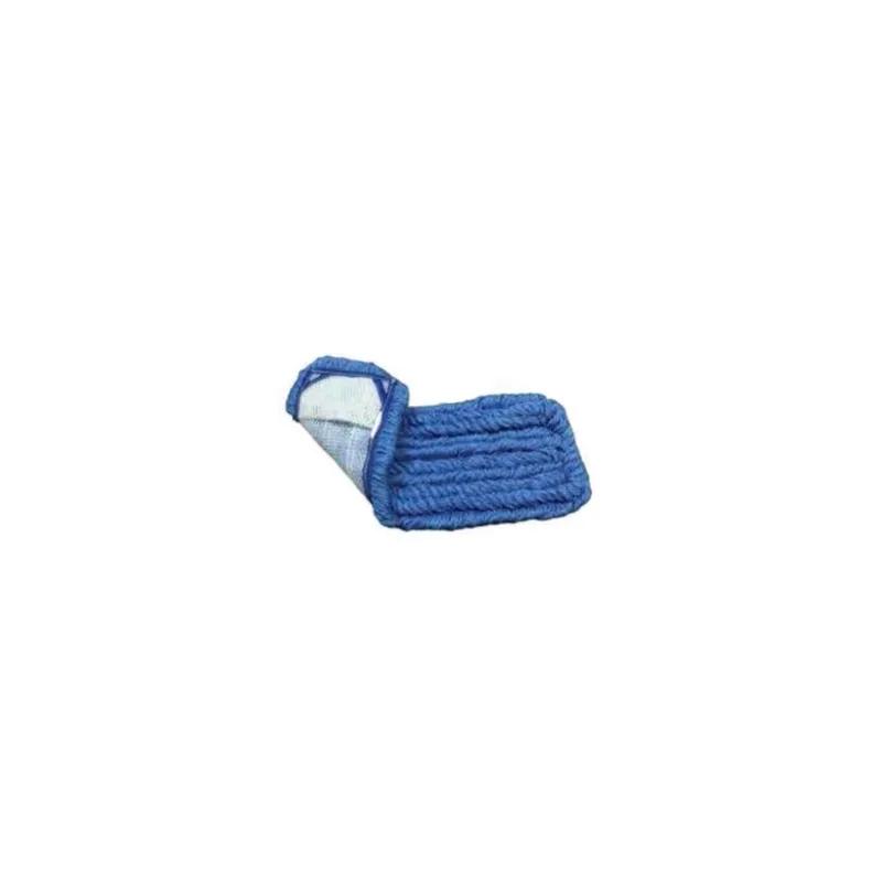 Wet Mop 16X5 IN Blue Microfiber Long Loop Pocket 1/Each