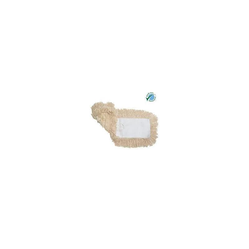 Dust Mop 60X5 IN White Slot Pocket Backing 1/Each