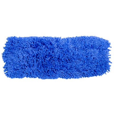 Dust Mop 36X5 IN Blue Microfiber Cut End Polyester Backing 1/Each